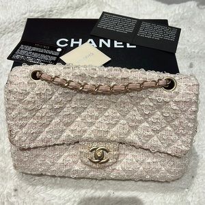 Authentic TWEED pink CHANEL